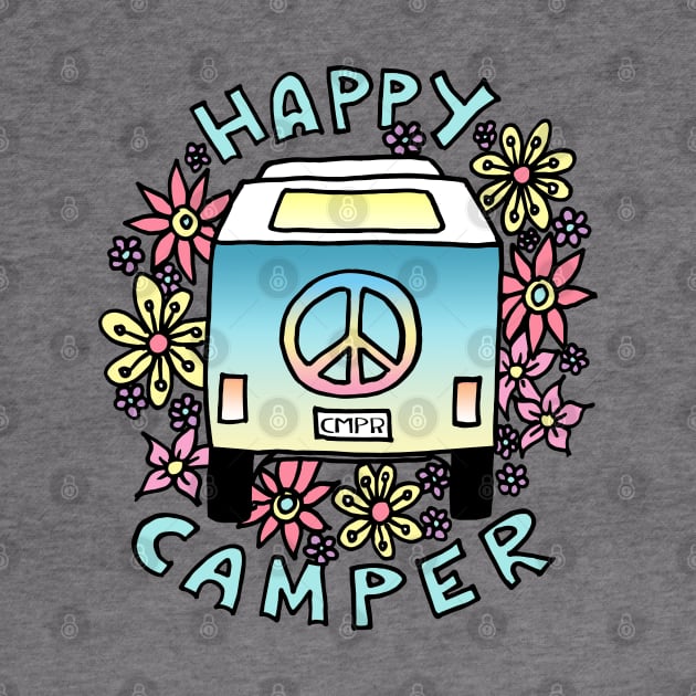 Happy Camper Hippy Van by julieerindesigns